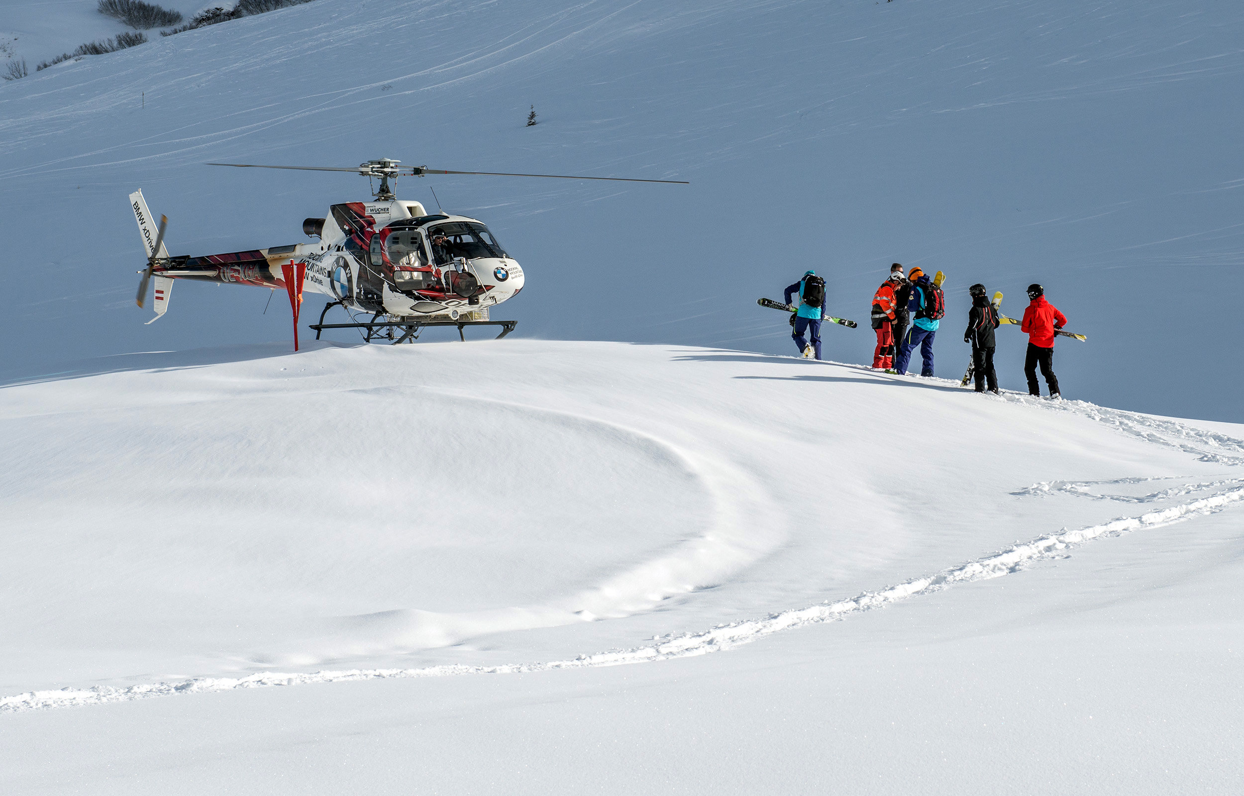 Heliskiing am Arlberg (c) Wucher2 Helikopter